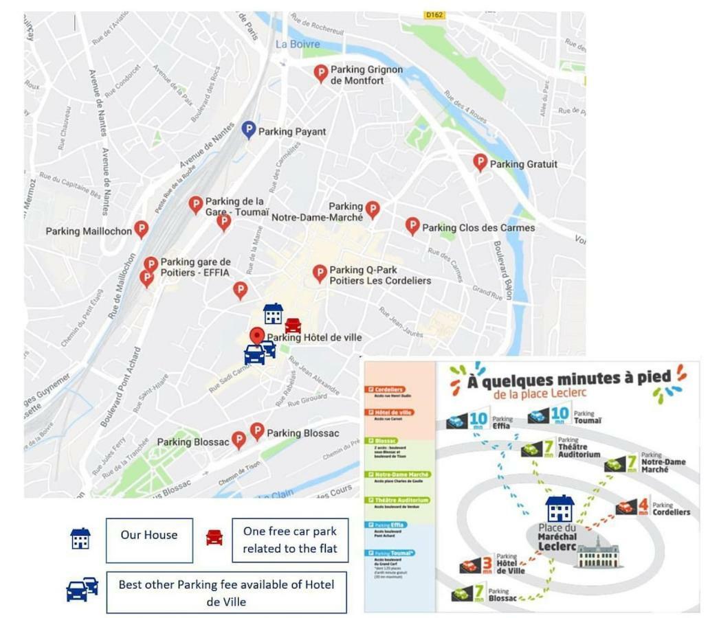 An Authentic Experience With Spa In The Center Poitiers Zewnętrze zdjęcie